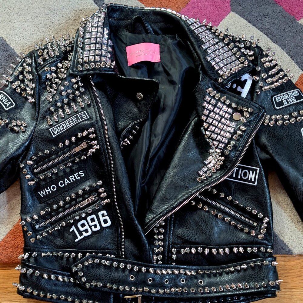 Azalea Wang Faux Leather Biker Jacket